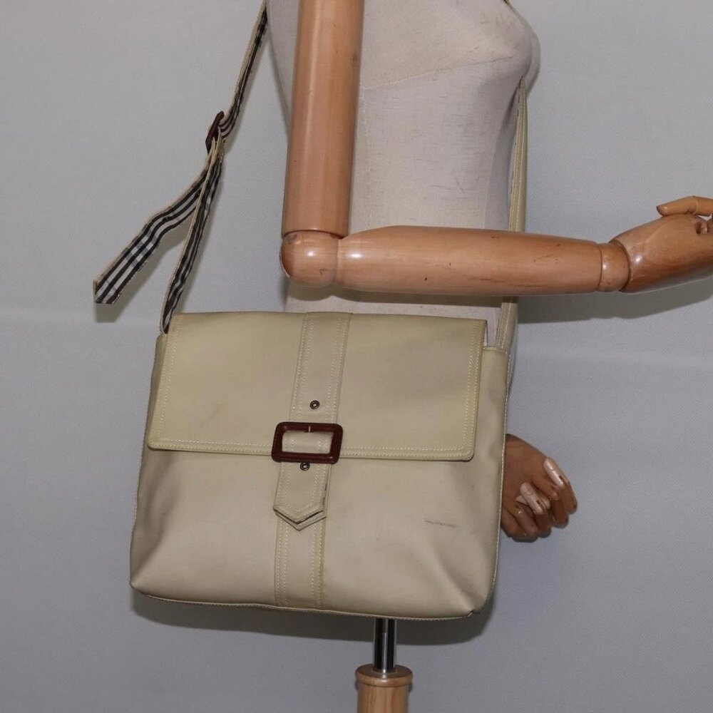 BURBERRY Shoulder Bag Canvas Beige Auth - Picture 15 of 16